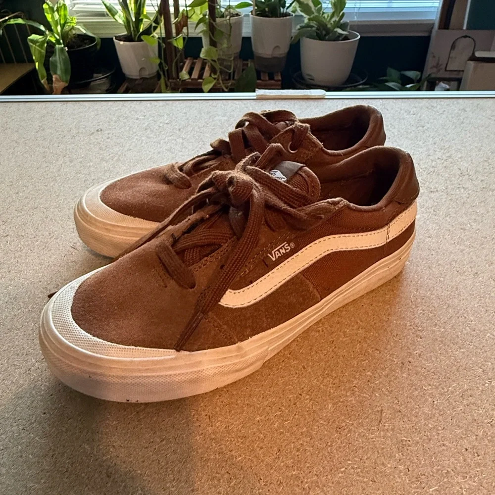 Vans Brown Suede Sneakers